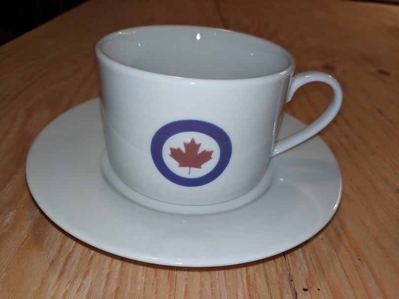 Airbus 150 the plane the Canadian Prime Minister flies in and our custom printed dishware.