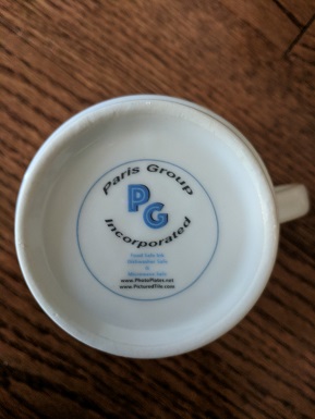 Our Logo Paris Group Inc. Printing Mug Bottoms (outside)