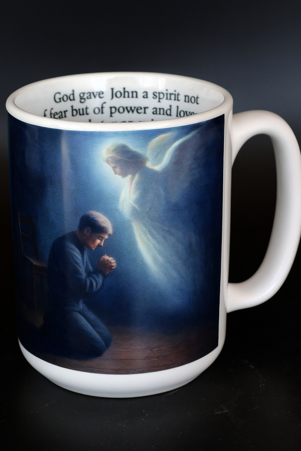 Personalized Bible Verse Mug -God gave John a spirit not of fear.png Personalized Bible Verse Mug -God gave John a spirit not of fear.png